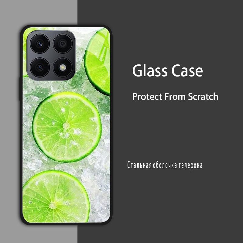Dla Huawei Honor X6a X6 X6S X8 5G 4G Etui Pokrowiec Szklane Etui Hartowana Obudowa Zderzak Dla Honor X8A X6A X7A X8B Etui Ochronne