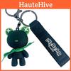 Trendy Superhero Keychain Stylish Pvc Car Key Accessory Cute Bear Design For Couples And Friends