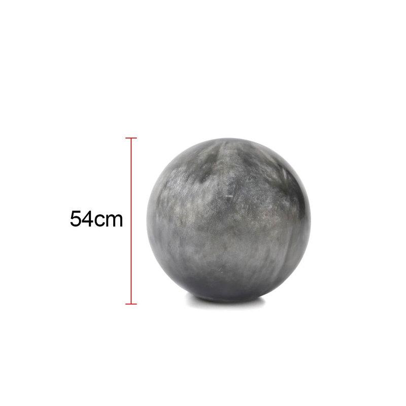 Car Transmission Stick Round Ball Manual Shifter Lever Handle Gear Shift Knob Decoration Head with 3 Adapters Auto Accessories