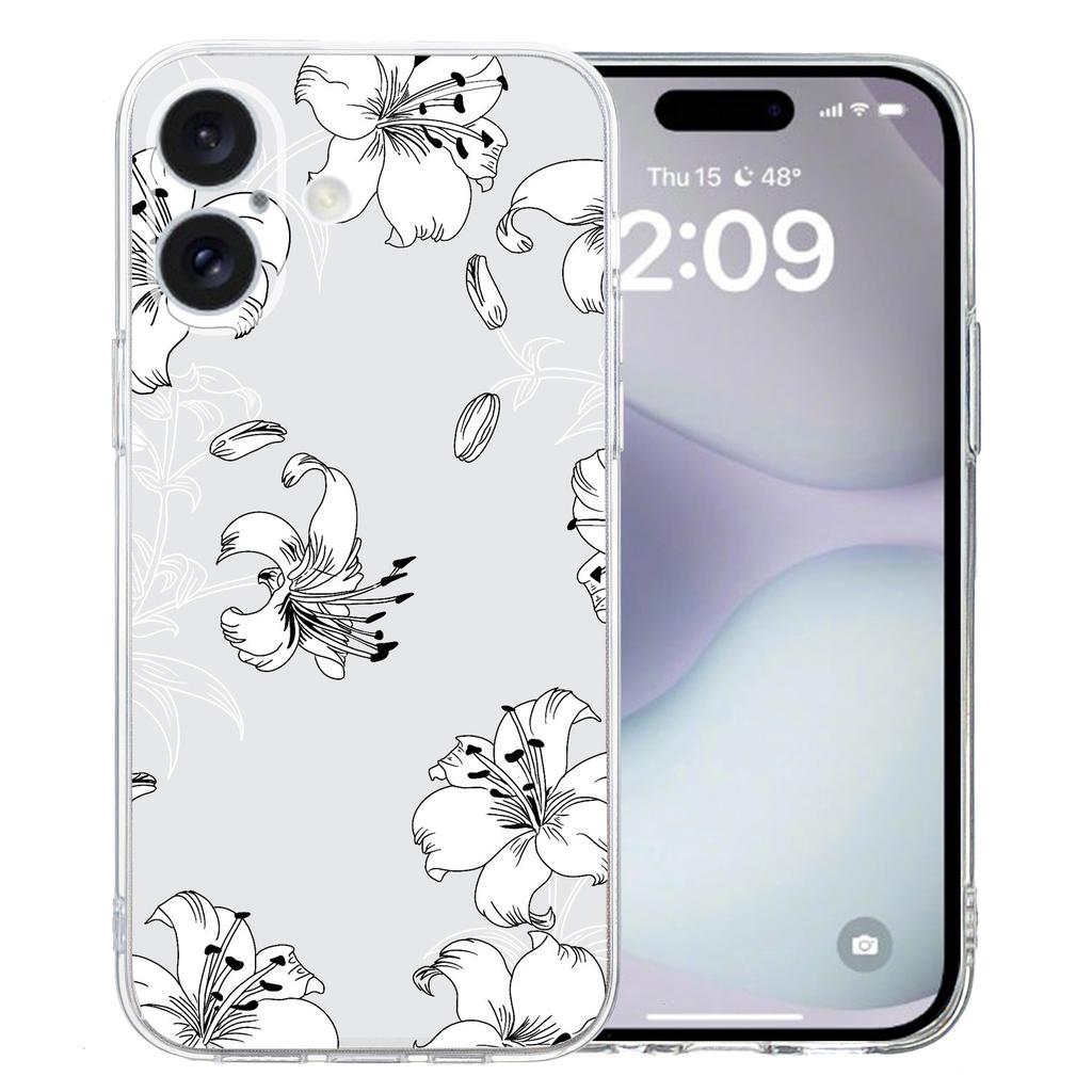 For iPhone 16 Plus Case Pattern Print TPU Protective Phone Cover