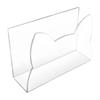 Acrylic Mail Holder Clear Easy Access Multipurpose Practical Letter Stand Desk Organizer for Desktop