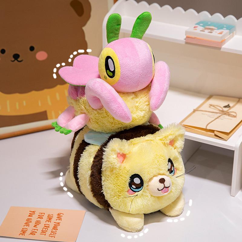 Beetle Bee Doll Plush Toy Orchid Mantis Doll Kindergarten Baby Soothing Ragdoll Doll