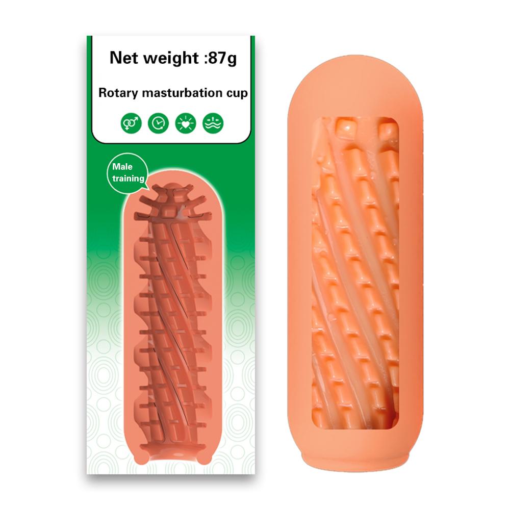 Soft Protable Vagina Pussy Silicone Male Masturbator Erotic Toy for Adult Masturbation Penis Endurance Exercise Sex Toys for Men
