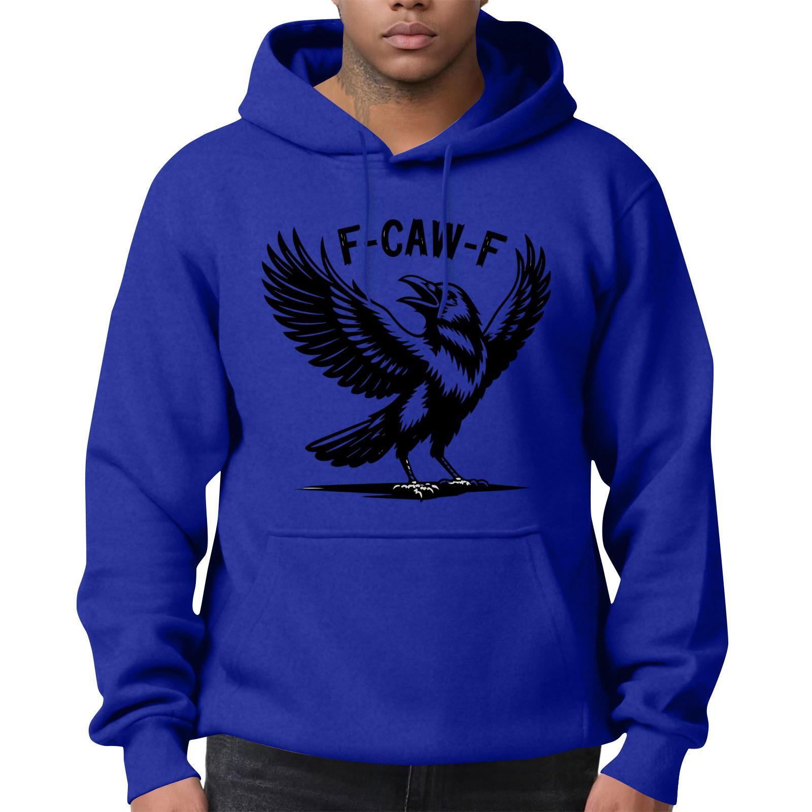 

Men s Fashion Casual Long Sleeve Solid Color Hooded Sweatshirt Tops XL