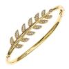 Luxury Hollow Rhinestone Open Cuff Bracelet For Women Elegant Versatile Metal Fashion Jewelry High End Accessory