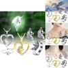 Stunning Unicorn Heart Pendant Necklace In Colorful Design With Adjustable Chain Length