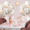 White Latex Balloons for Birthday Party, Wedding Decorations, 20 Cream Balloons