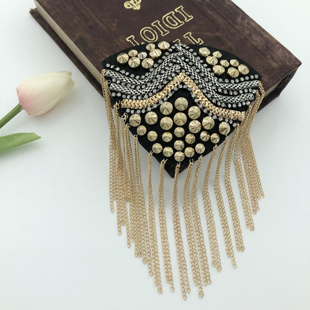 Brooch Fringe Shoulder Mark Rhinestone Theatre Armband Jewelry Shoulder Board  Gift