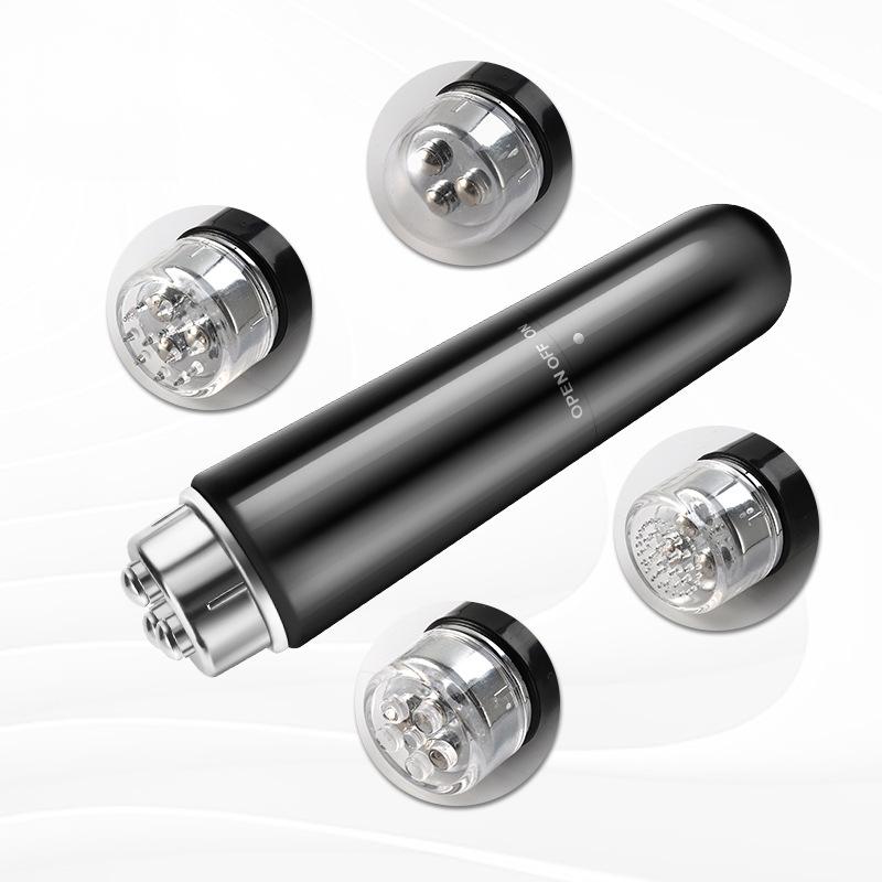 4 In 1 Mini Electric Facial Massager Micro Vibration Eye Beauty Instrument Relax Eye Dark Circles Eye Bags Puffiness Massage