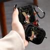 Case For Airpods 2 1 3 Pro 4 Pro3 Pro2 Earphone Cases Cover Flower Gold Initial Cool