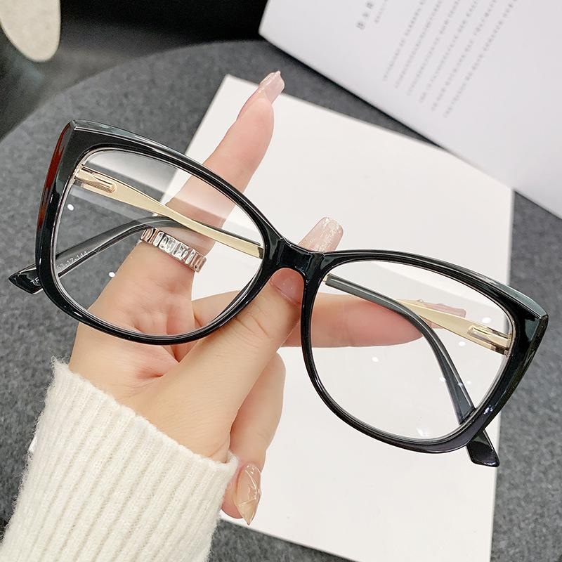 

Tr90 Metal Glasses Frame Fashion Eyewear Optical Glasses Comfortable Blue Light Blocking Glasses For Driving Computer