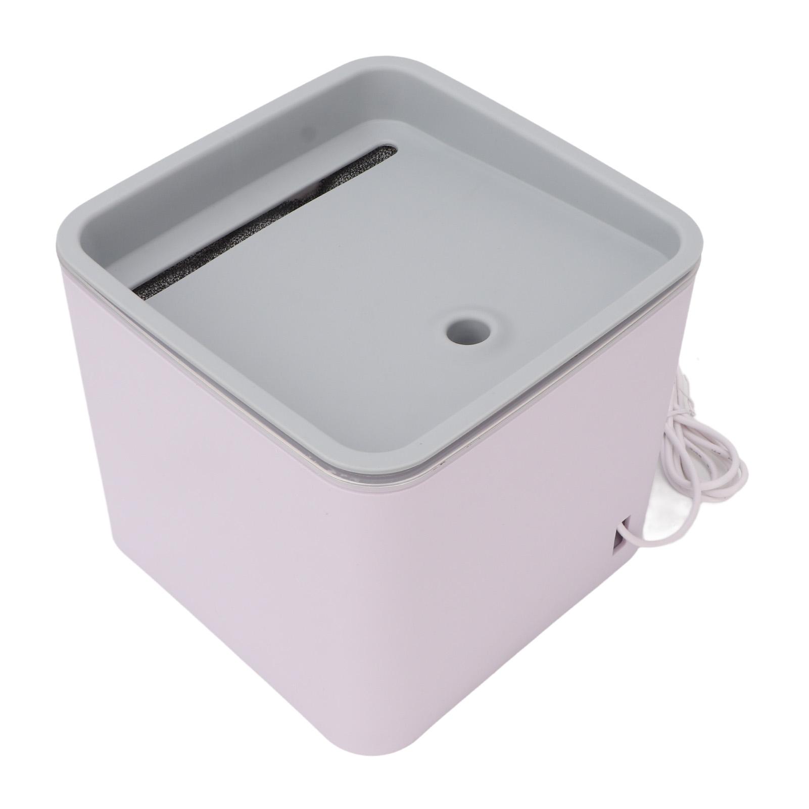 2L Cat Water Fountain IPX8 Waterproof USB Power Supply Automatic Circulation Pet Water Dispenser for Cat Dog Purple фиолетовый