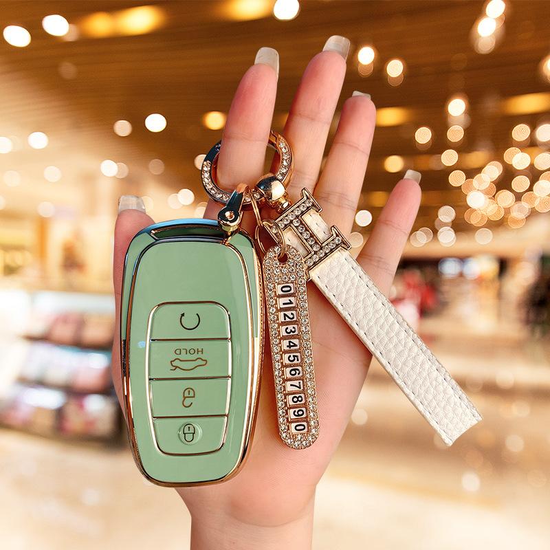 Applicable To Hongqi H5 Key Set 23 H9 Hs7 Shell H7 Buckle Eqm5 Special E-hs3 High-end Hs5 Car Men and Women