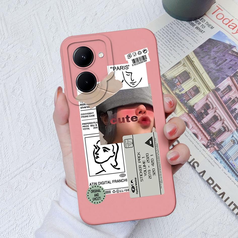 Para oppo realme c30 c31 c35 c33 c55 realme gt neo 5 caso de telefone bonito moda câmera proteção menino menina silicone macio para realme c11 c12 funda pára-choques