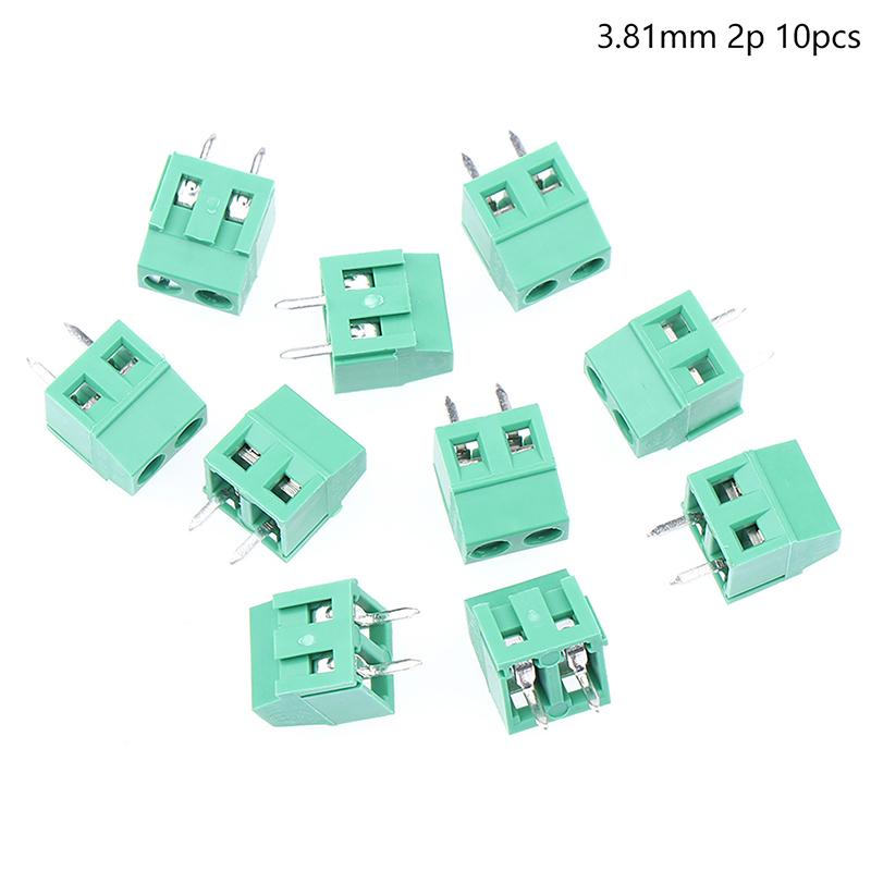 10 buc. Kf128 2Pin 3Pin 2.54Mm 3.81Mm 5.08Mm Spațiere bloc terminale îmbinare tip șurub Pcb șurub terminal splicabil