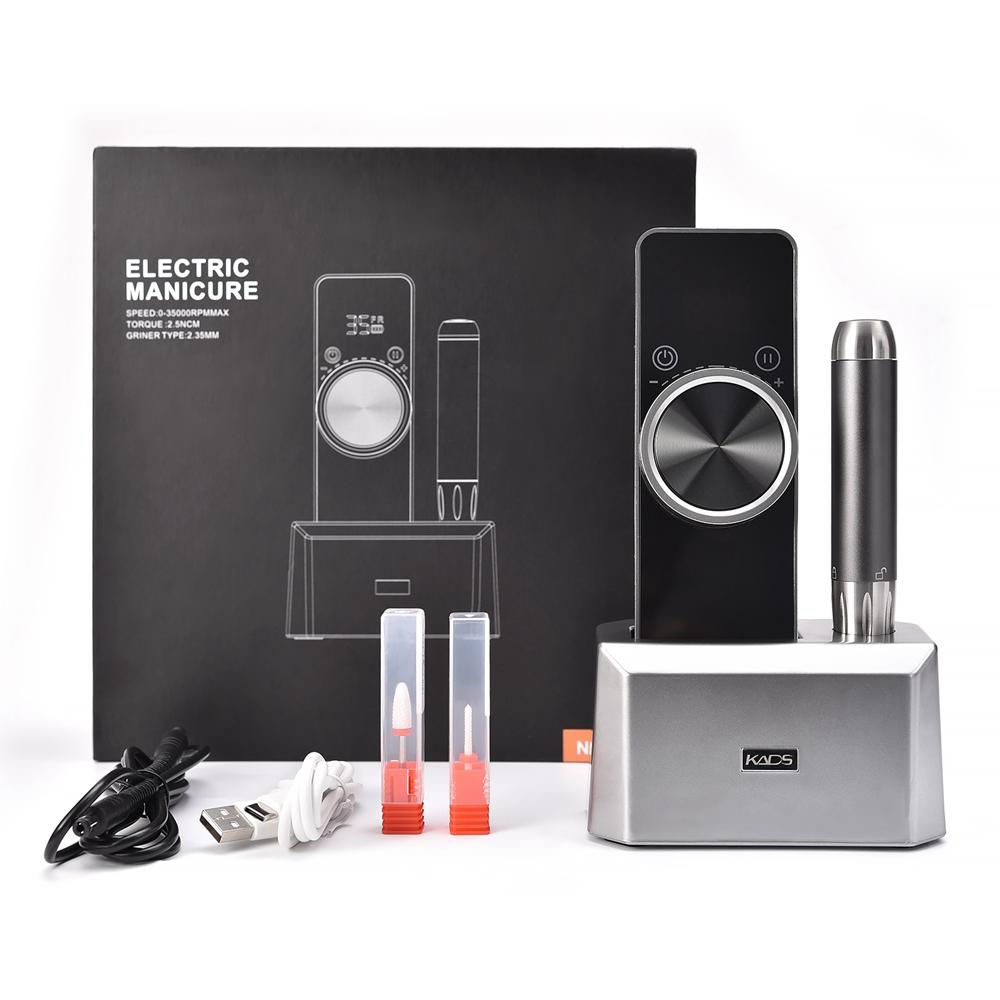 

Профессиональная электрическая дрель для ногтей, 35000 об/мин, маникюрная машина, USB-пилочка для ногтей, полировка, маникюрная дрель, салон для акриловых гелевых ногтей чёрный