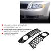 2 Pcs For Front Bumper Fog Light Grille Fog Lamp Grilles Grille Side Lower Base Abdominal Material Stylish Design Sy Installation