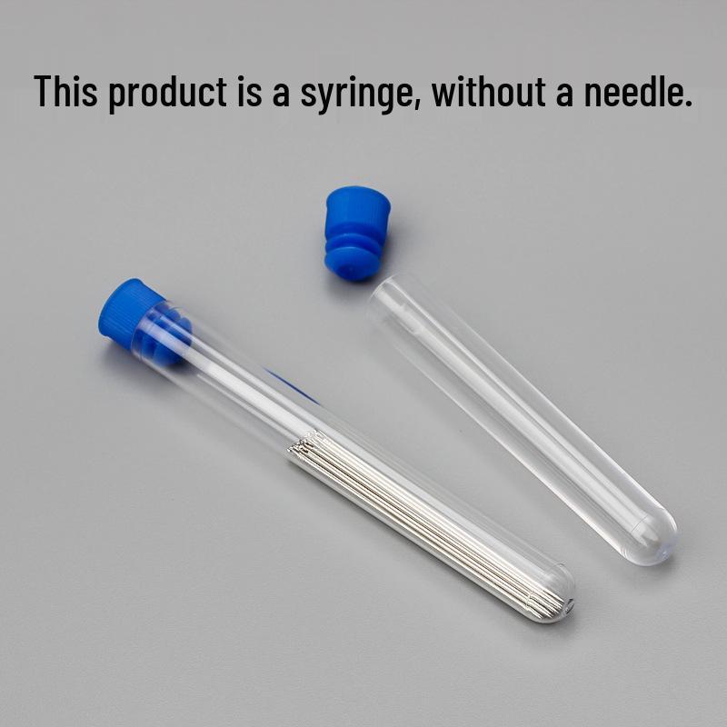 Clear Needle Threader & Storage Bottle for Sewing Accessories