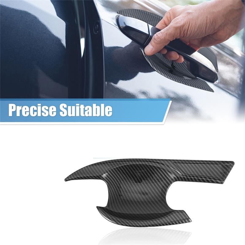 For Honda Civic 11th 4 PCS Car Door Handle Bowl Covers Anti Scratch Car Car Stickers Door Handle Protection
