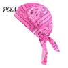 Pirate Hat, Adjustable Streamer Design Hip-hop Cap, Cashew Print Street Style Hat, Breathable Elastic Fabric Hip-Hop Outdoor Sports Hat