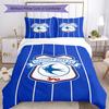 Cardiff Fc Crest Printed Pattern Duvet Cover Set – Includes 1 Duvet Cover and 2 Matching Pillowcases Bedroom Decor Christmas Gifts