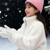 Dicke Baumwolljacken mit Fleecefutter für Jungen, Fleece-Pullover für Mädchen, Winter-Freizeitjacken für Kinder