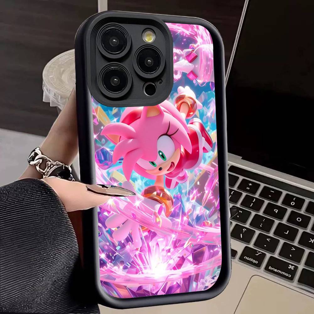 

Game S-Sonic Movie Anime Silicone Phone Case For IPhone 17 Pro Max 16 15 14 13 12 11 Plus 17 Air iPhone 15pro max
