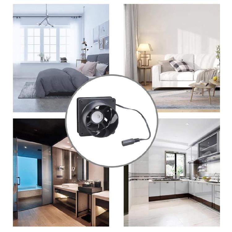 High Performances 55CFM Inline Duct Fan With USB Speed Controller For Soldering Stations Bathroom Air Circulations