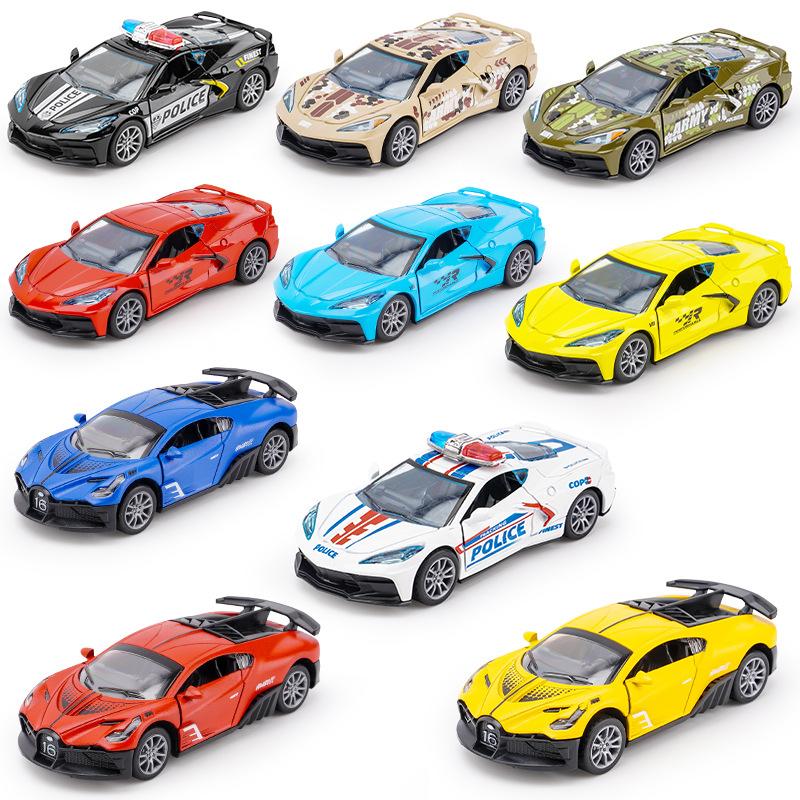 Boy toy alloy car 1:36 rebound simulation sports car off-road vehicle model as a gift for children
