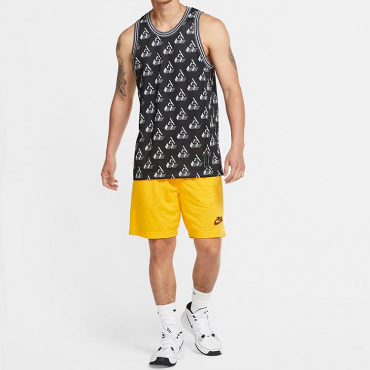 Nike Giannis Printed Basketball Vest Men Tops Black CK6223-010