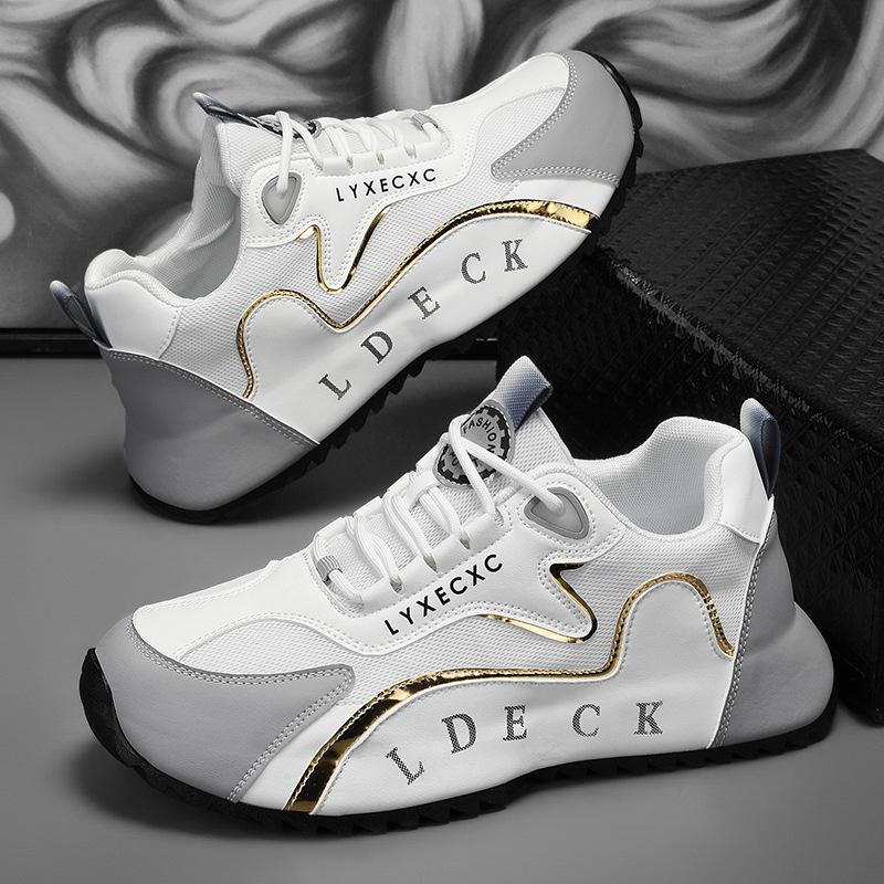 

Подросток 2025 летняя новая сетчатая дышащая спортивная обувь повседневная мужская сумка головные уборы большой размер, для 39 серый