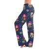 Womens Pajama Pants Sleepwear Casual Drawstring Elastic Waist Pants Comfy Straight Yoga Loose Trousers