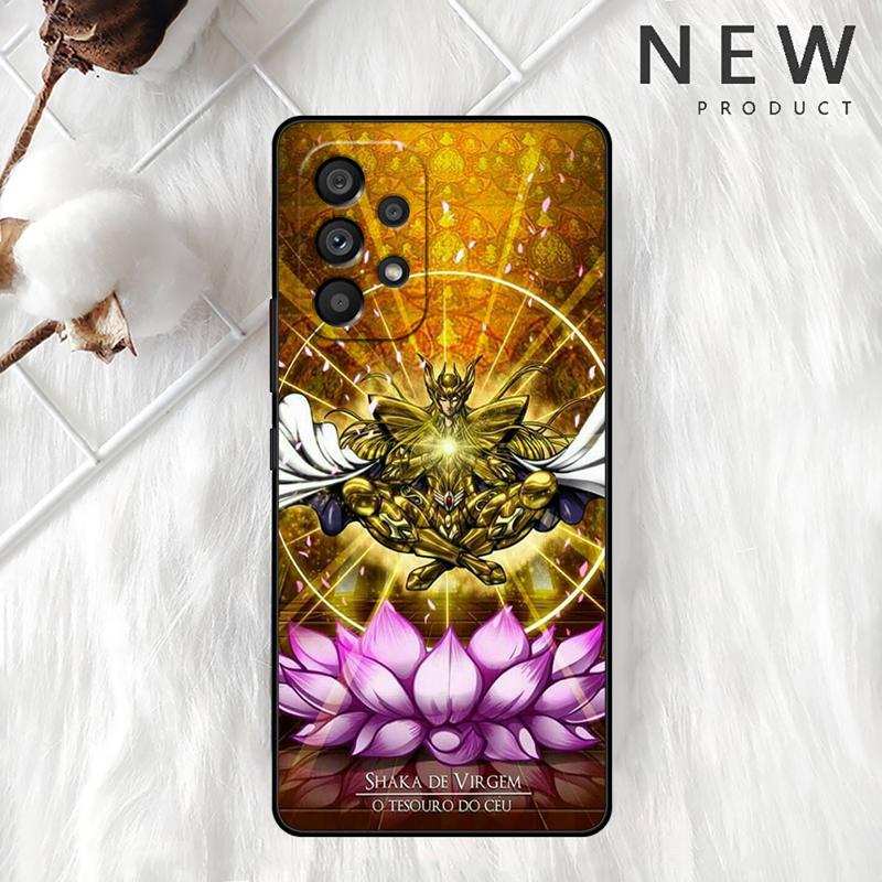 Saint Seiya Anime Case For Samsung Galaxy A54 A52 A14 5G A53 A12 A13 A71 A23 A34 A33 A21s Phone Cover
