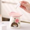 Eco-Friendly Flower Aromatherapy Stove Heat Resistant Essential Oil Diffuser  Yoga Room