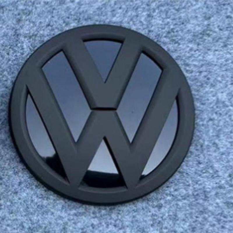 Dla VOLKSWAGEN Pasuje do Volkswagen T6 błyszczący czarny srebrny matowy 170mm logo przedniej osłony chłodnicy+130mm logo tylnej klapy bagażnika c