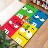 M&M's Custom Name Carpet Rug for Living Room Bedroom Home Sofa Decoration,Kids Play Non-slip Floor Mat