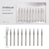 Russian Style Manicure Tool Set with Diamond & Tungsten Steel Grinding Heads