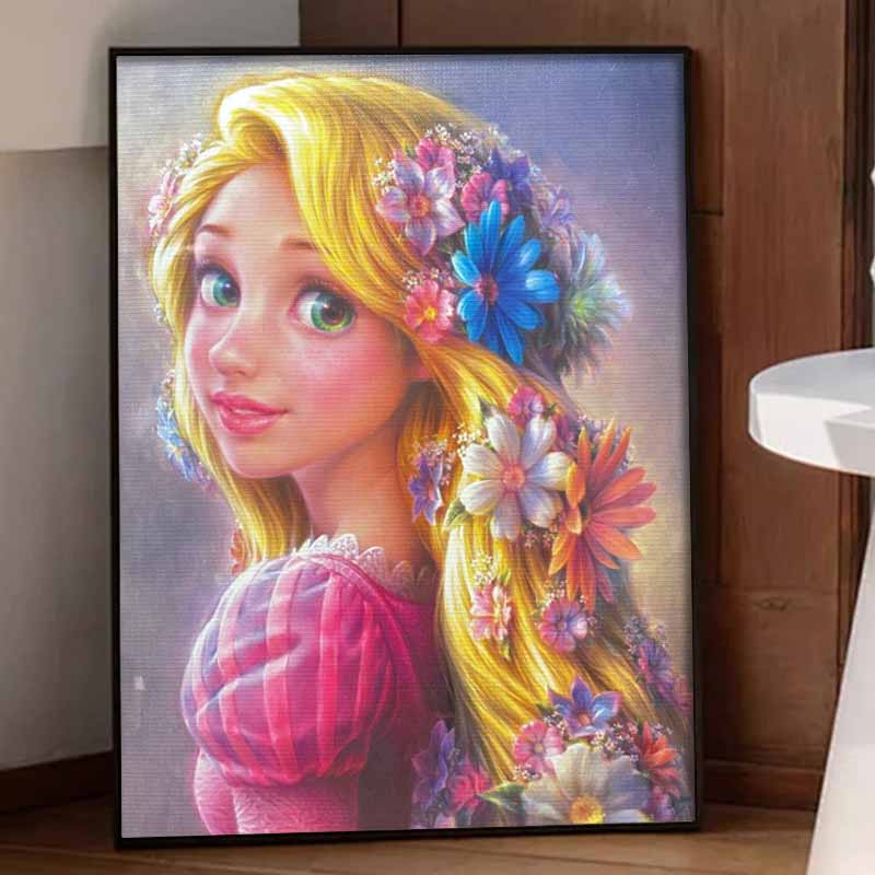 Disney Diamond Painting Kit Rapunzel Diamond Painting 5D Diamond Art Home Decor Creative Handmade Gift