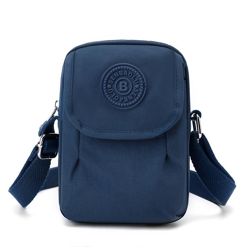 

New Women s Shoulder Bag Nylon Cloth Bag Mini Mobile Phone Bag Versatile Trendy Mom Bag Vertical Lightweight Key Bag