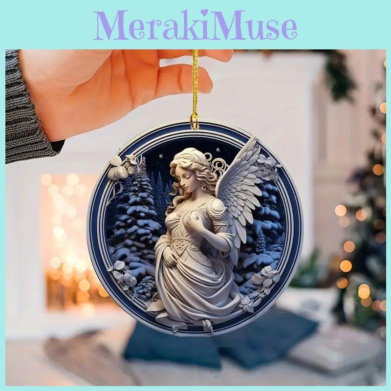 Car Acrylic Stunning Ornament Beautiful European Style Angel Design For Decoration Interior