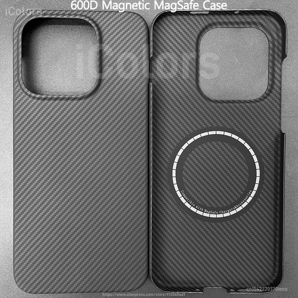 Magnetic Case for OnePlus 15 Aramid Carbon Fiber Case Ultra Slim Lightweight Armor Protective Cover Compatible with MagSafe