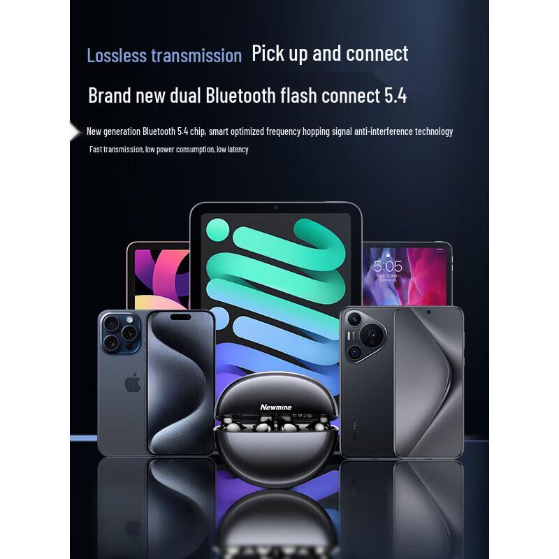 NEWMINE LY31 Bluetooth Ear Clip Bone Conduction Headset