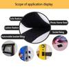 Adesivo Scratch Autoadesivo Gancio e Anello Attacca Scratch Velcri Nastro Adesivo in Nylon Dischi Velcri Adesivo da Cucito con Colla