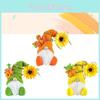Festival Sunflower Plush Toy Unique Decorative Doll For Desktop Display