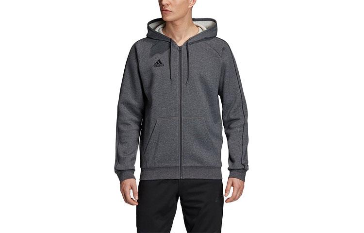 Adidas Jackets Men s Gray Hooded Moderate Other FT8070 XL