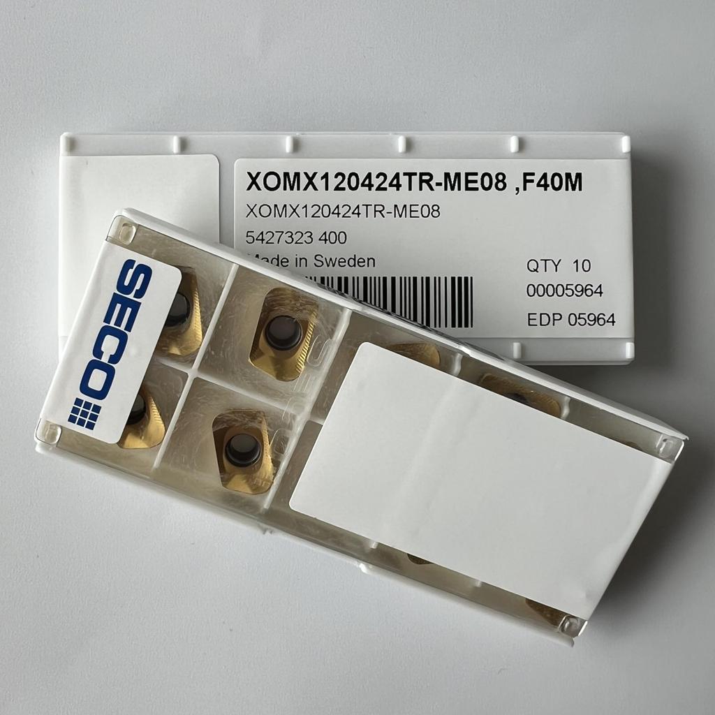 SECO / XOMX120424TR-ME08,F40M / Original genuine CNC alloy blade 10 Pcs