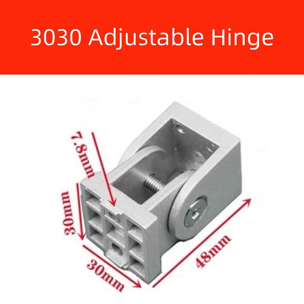 Sliding Base Pivot Joint Connector Right Angle Connector  Industrial Aluminum Profile