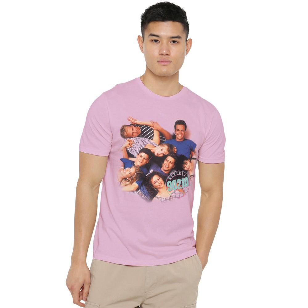 90210 Gang In Logo T-Shirt S-3XL Pink XXXL