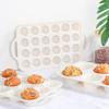 Non-stick Muffinform 24/12/6 Fack Muffinplåt Lätt att lossa Silikon Muffinformar Bageri