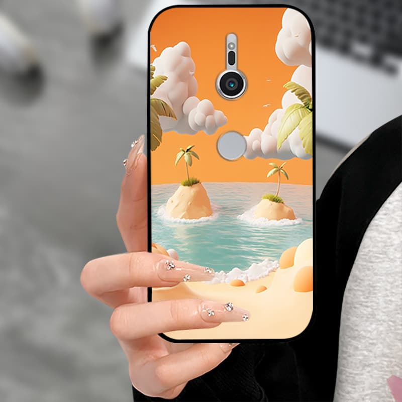 For Sony Xperia XZ2 XZ 4 2 1  Soft Silicone Black Back Shell Phone Cover For Sony XZ1 XZ2 XZ4 Funda Coque Shockproof Cases